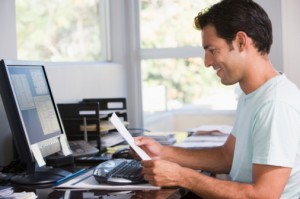 Man Reading a Document