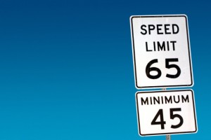 Speed Limit Road Signs