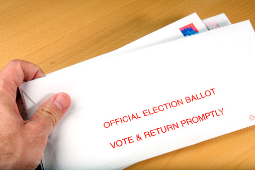 Absentee Voting Election Ballot