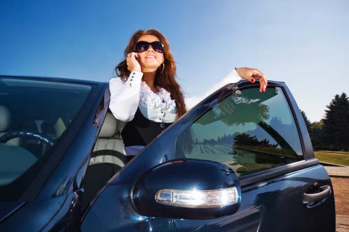 Using 511 From Your Cell Phone Woman Talking on Cell Phone