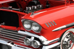 Red Kit Car Fender