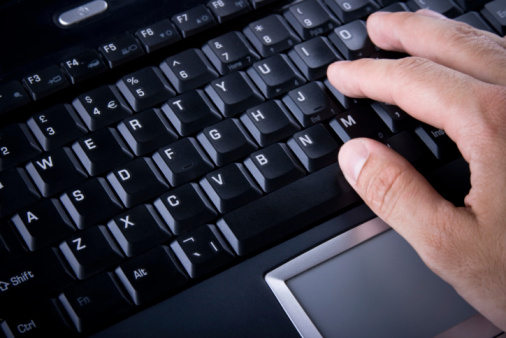 Typing on Keyboard