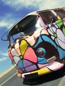 Painted Volkwagen van